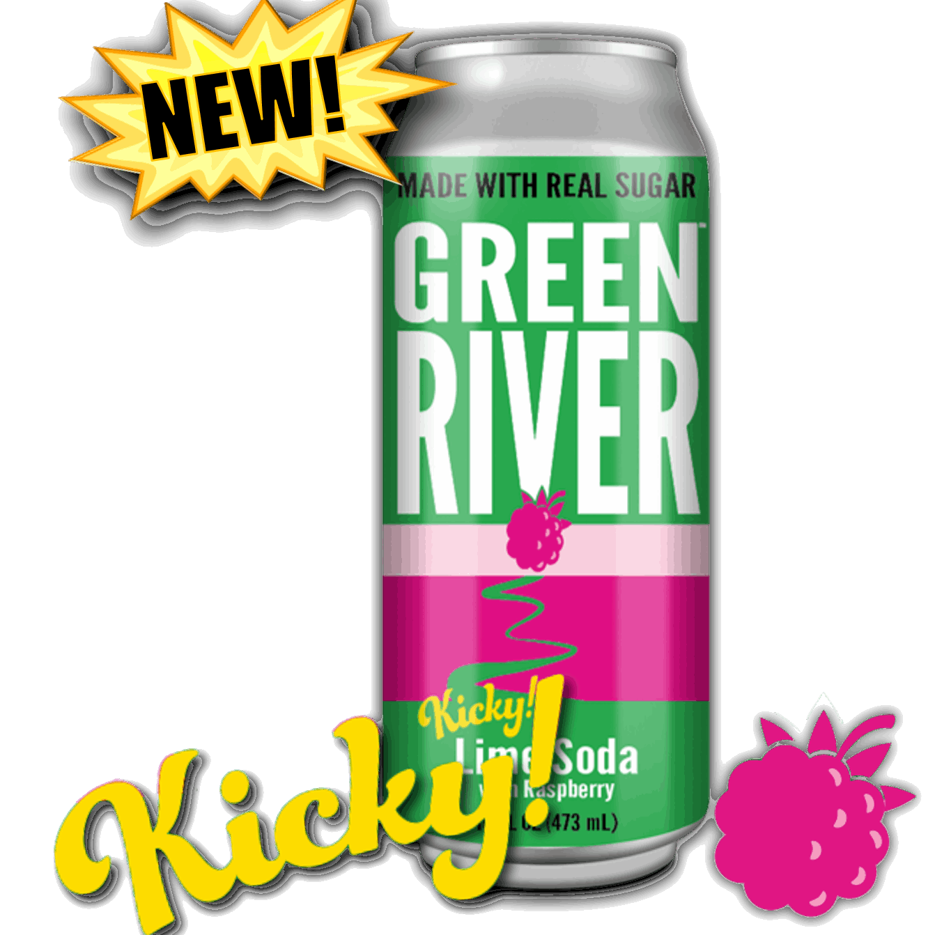 Green River Raspberry Cans