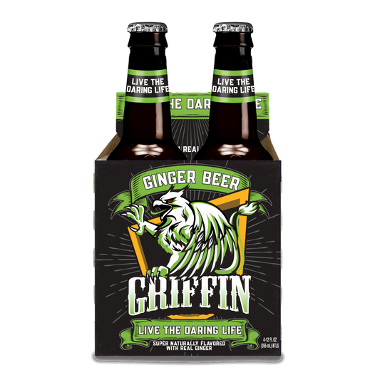 A 4-pack of Griffin Ginger Beer