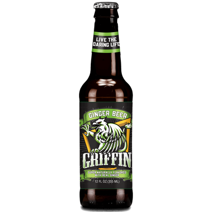 A bottle of Griffin Ginger Beer