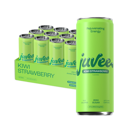 Kiwi strawberry juvee energy drink cans