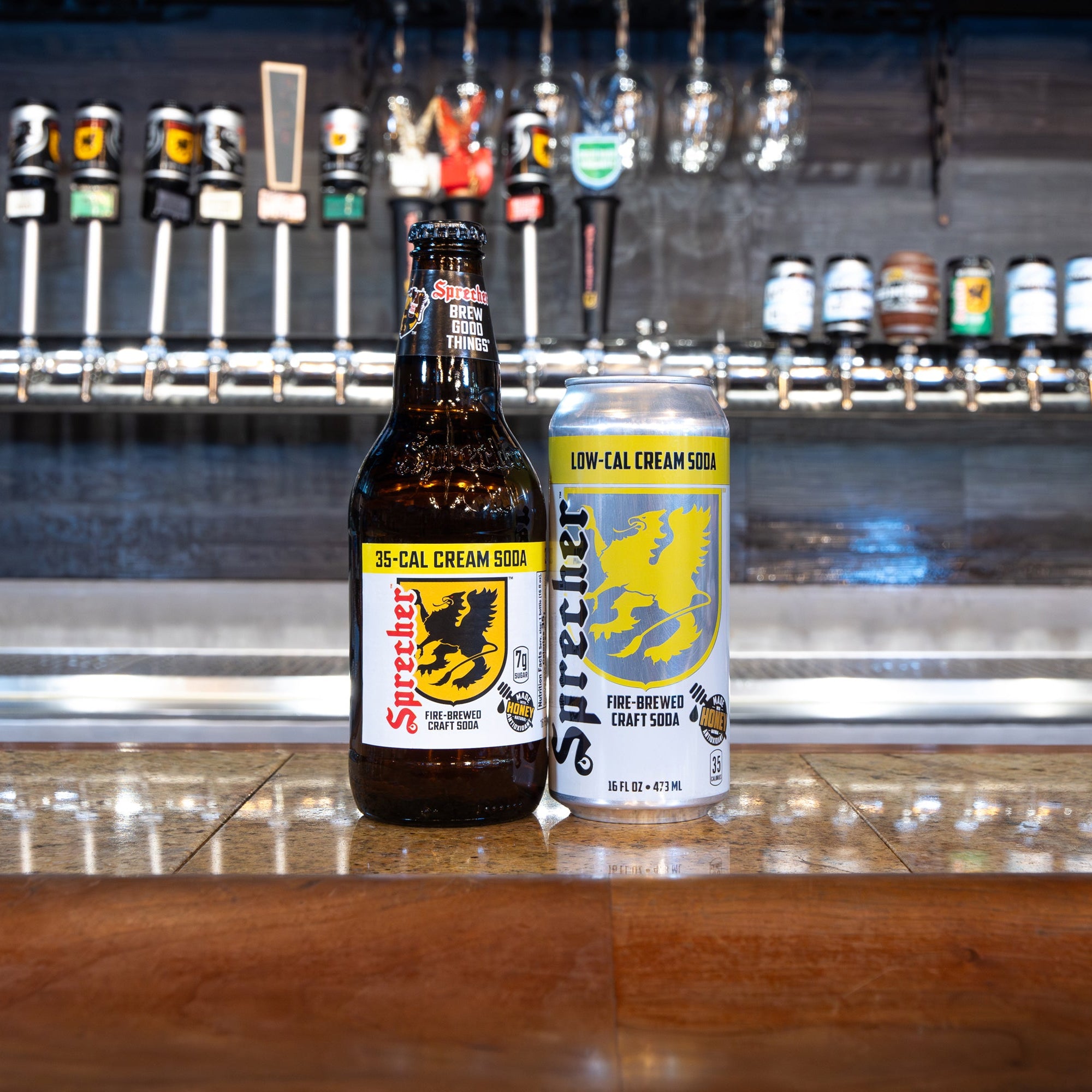 Low-Cal Cream Soda Cans | Sprecher Brewing Company