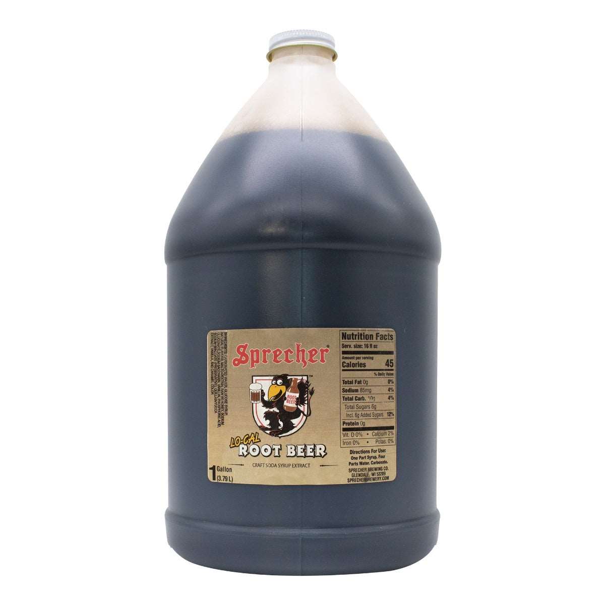 One Gallon of Sprecher Lo-Cal Root Beer Extract Syrup