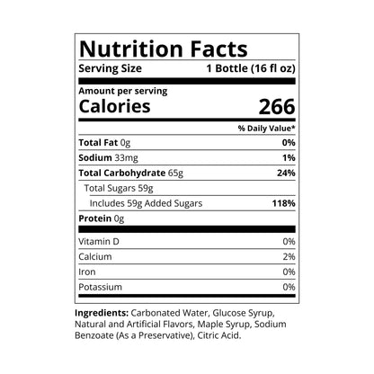 Maple Root Beer Soda