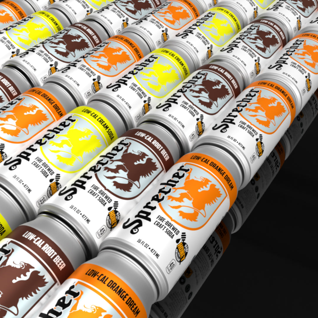 Low-Cal Cream Soda Cans