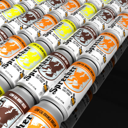 Low-Cal Cream Soda Cans