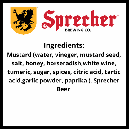 Sprecher Spicy Brown Beer Mustard Ingredients