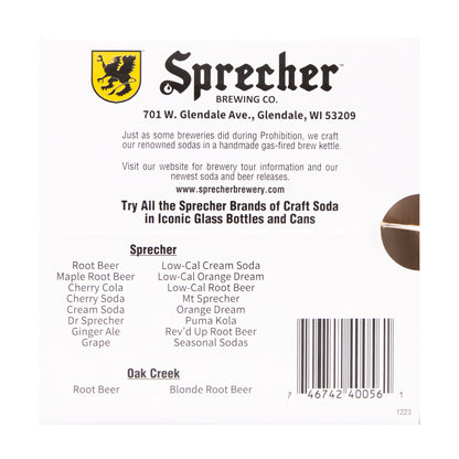 Oak Creek Blonde Root Beer Soda