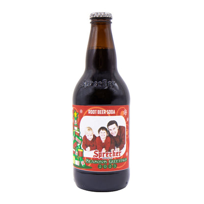 Holiday Custom Label Root Beer