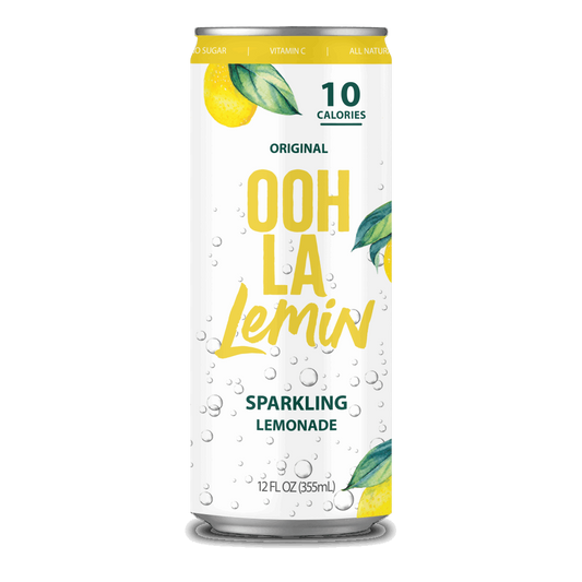 12-Pack Sparkling OOH LA Lemin Original Lemonade