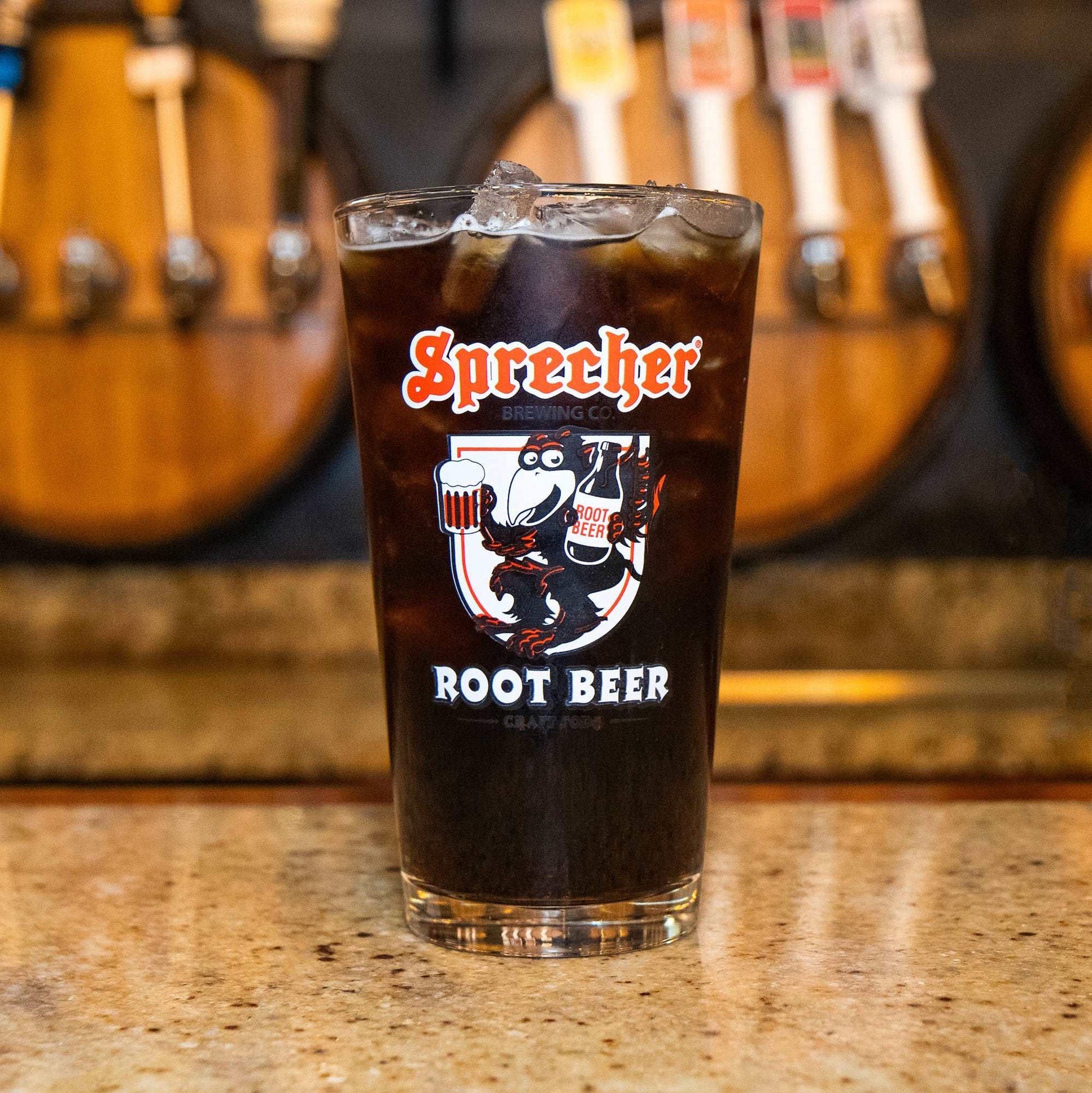 Root Beer Pint Glass