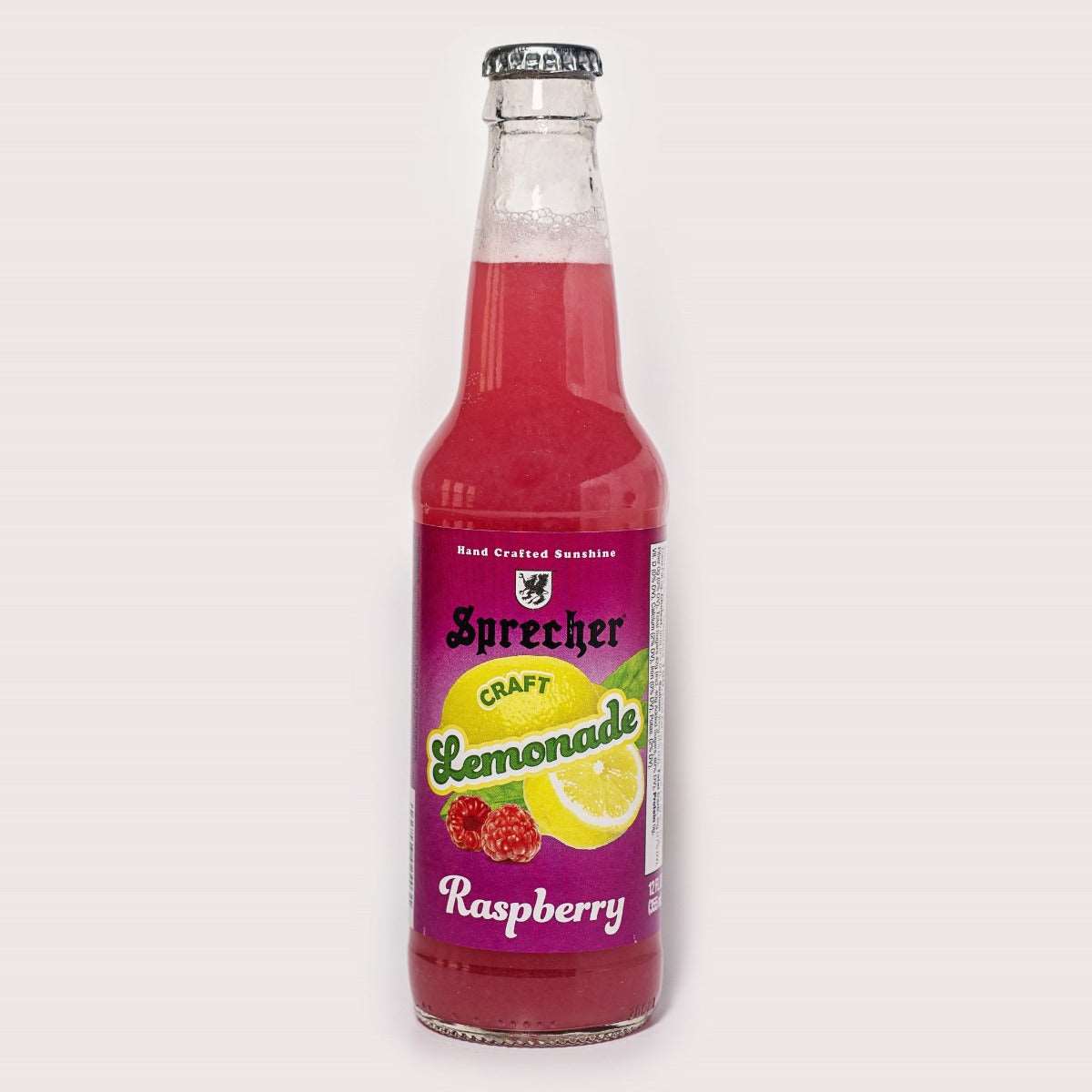 12oz Bottle of Sprecher Raspberry Lemonade