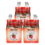 3 4-packs of Sprecher Ripe Strawberry Sparkling Water