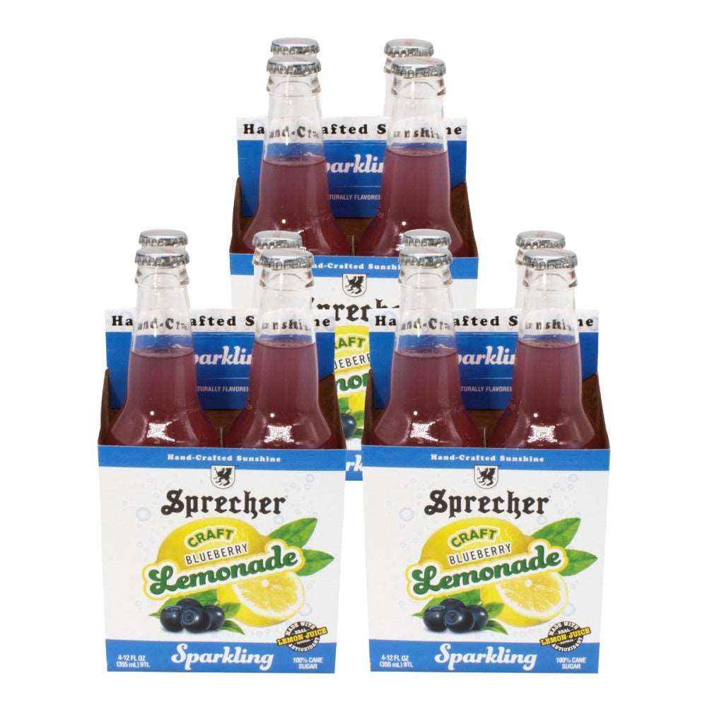 3 4-packs of Sprecher Sparkling Blueberry Lemonade