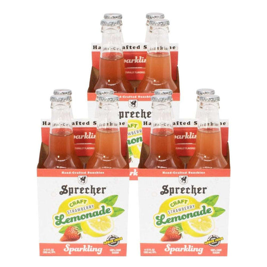 3 4-packs of Sprecher Sparkling Strawberry Lemonade