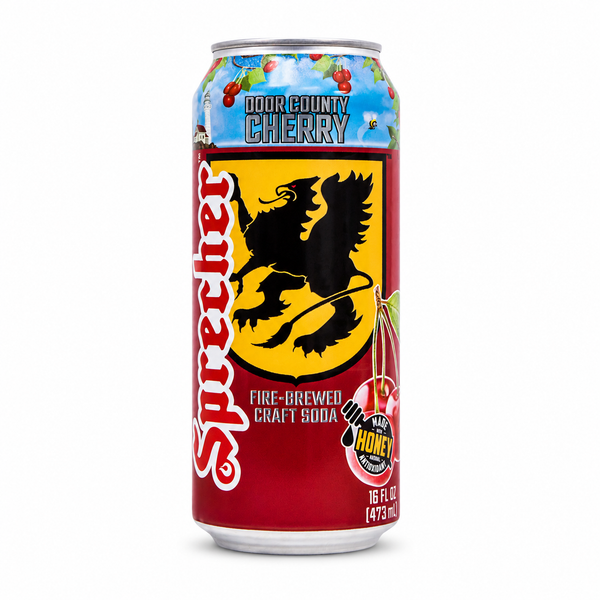 Door County Cherry Soda Cans | Sprecher Brewing Company