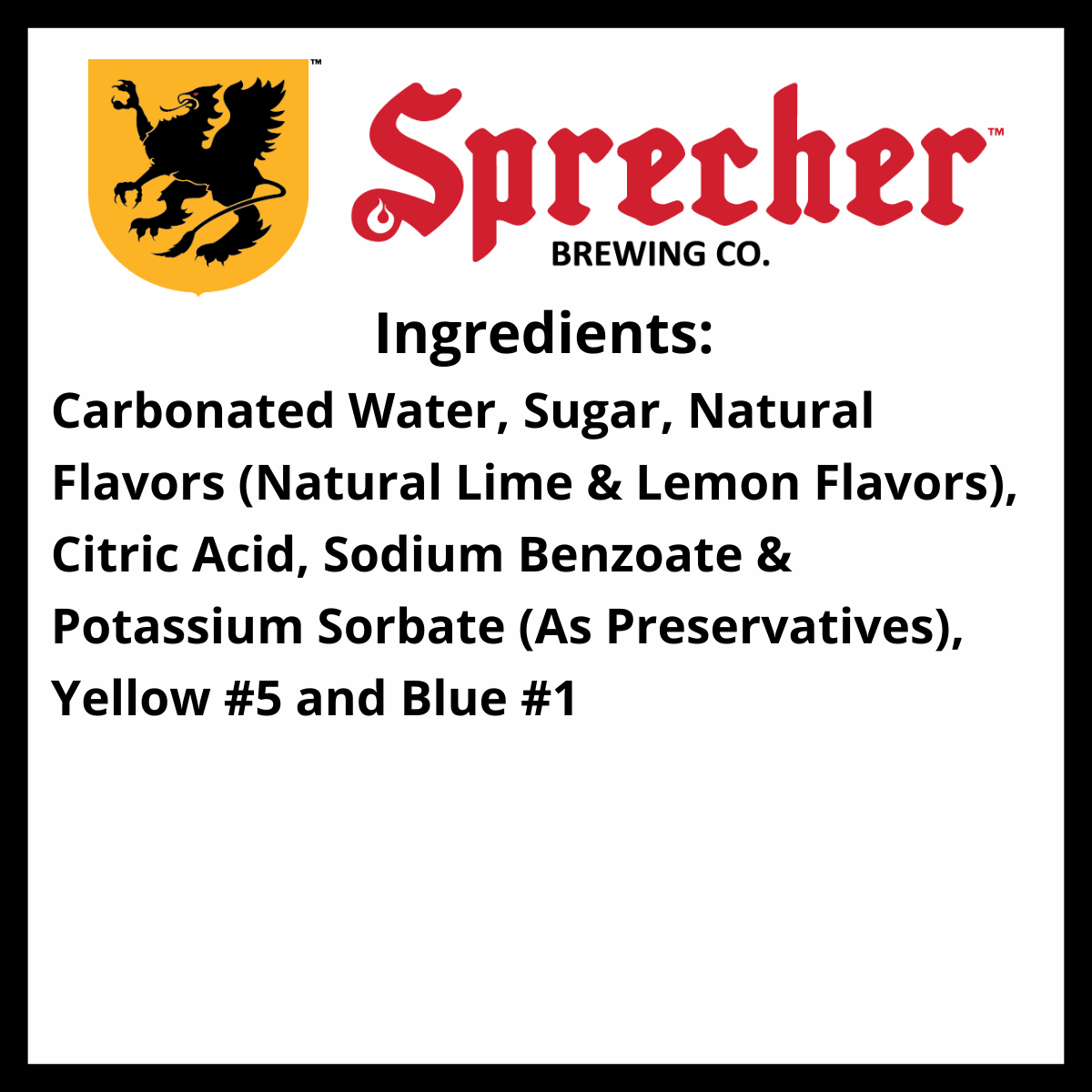 Green River Soda Ingredients
