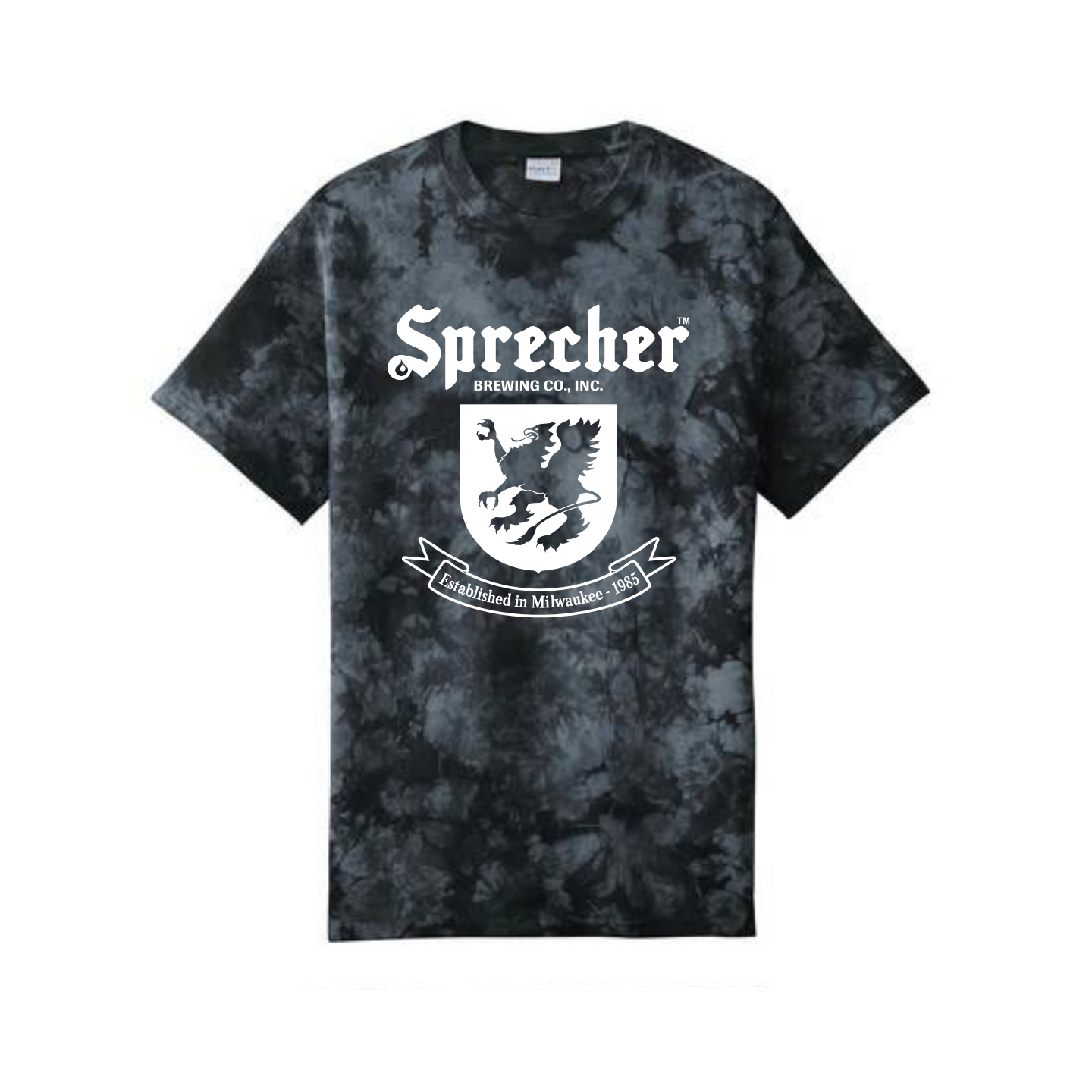 Black Tie Dye Logo T-Shirt