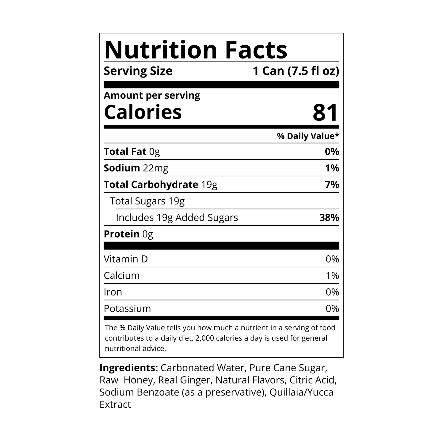 Ginger Beer Mini Cans