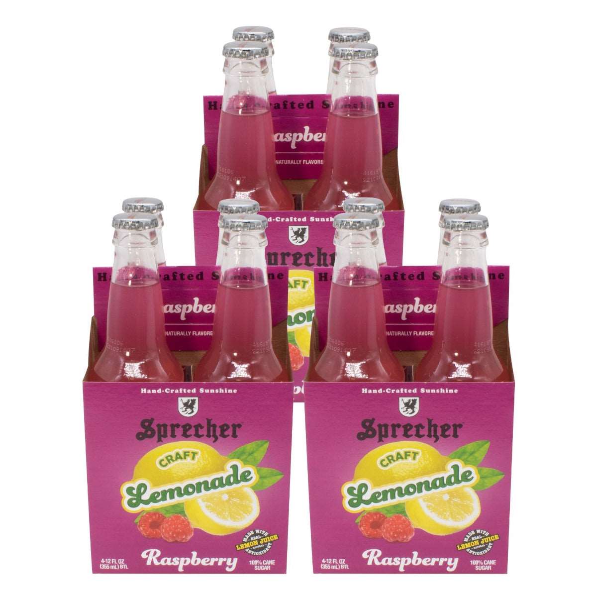 3 4-packs of Sprecher Raspberry Lemonade