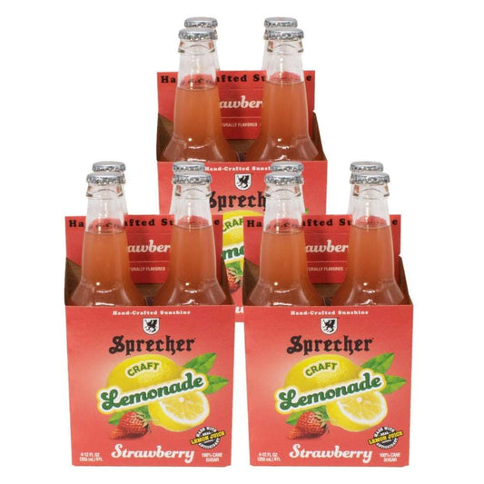 3 4-packs of Sprecher Strawberry Lemonade