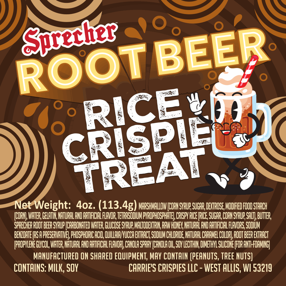 Root Beer Rice Crispie Treat
