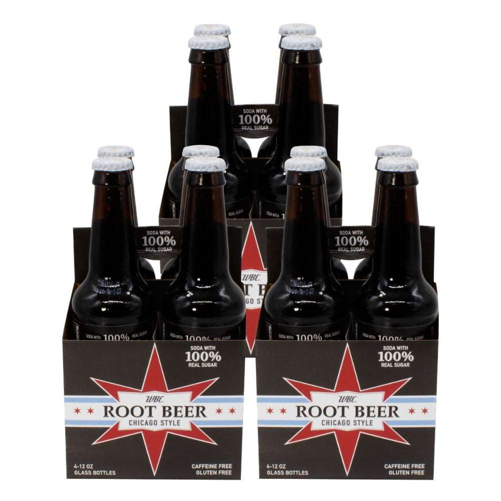 3 4-packs of WBC Chicago-Style Root Beer Soda