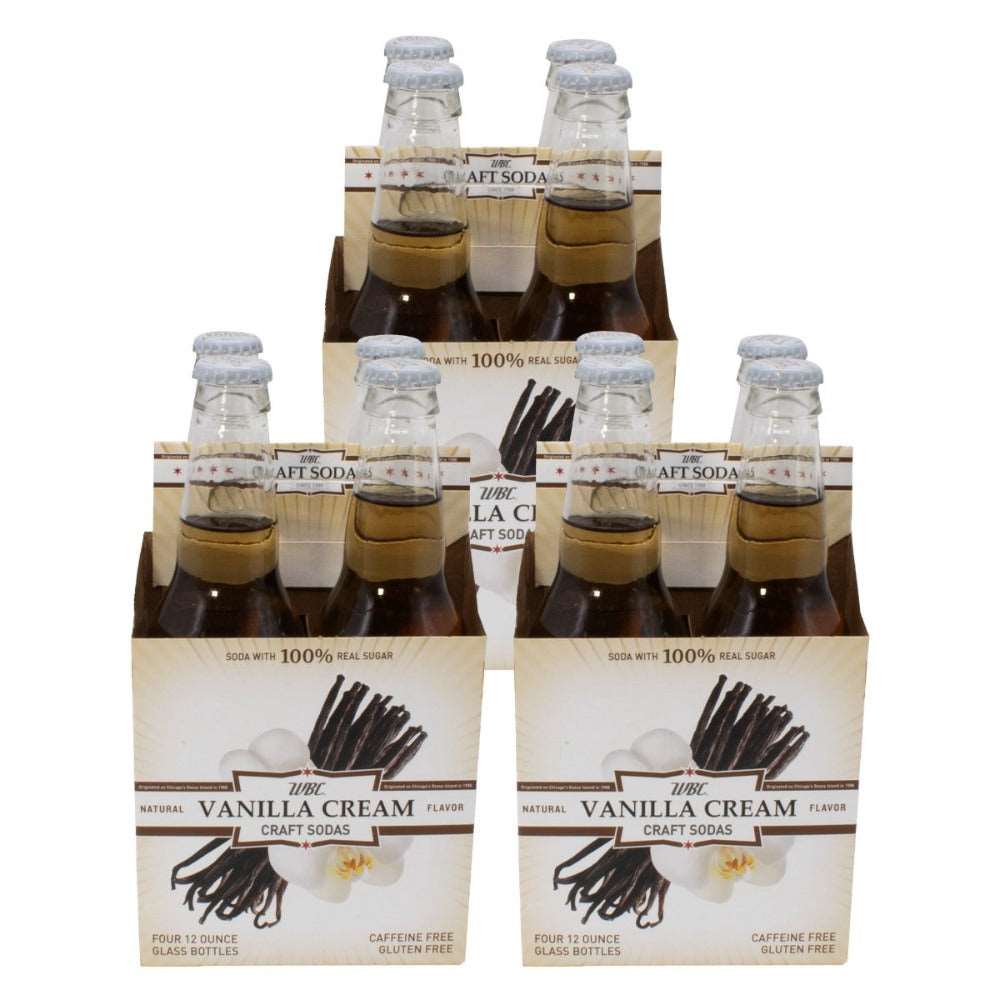 3 4-packs of WBC Vanilla Cream Soda