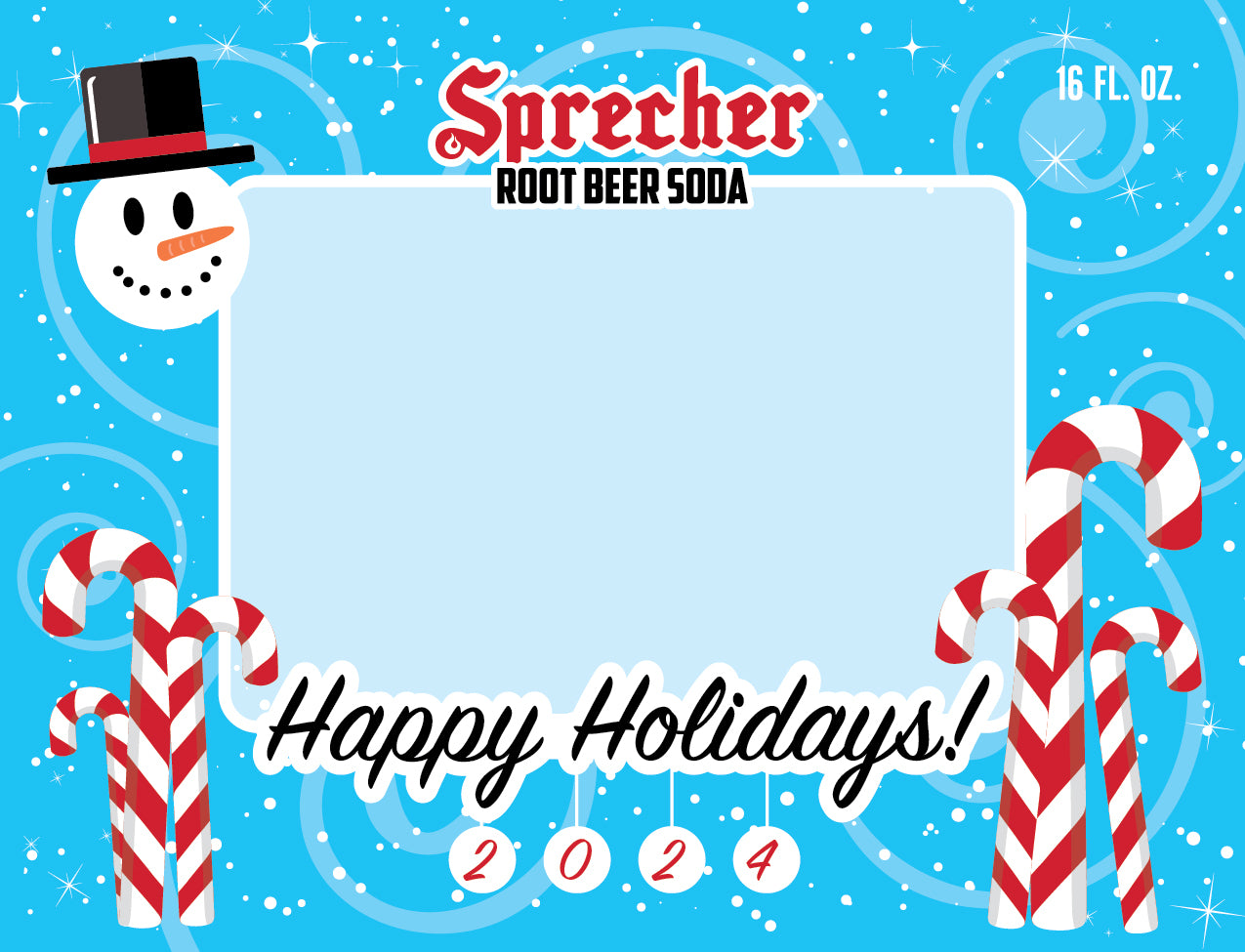 Soda With Santa Custom Label Root Beer