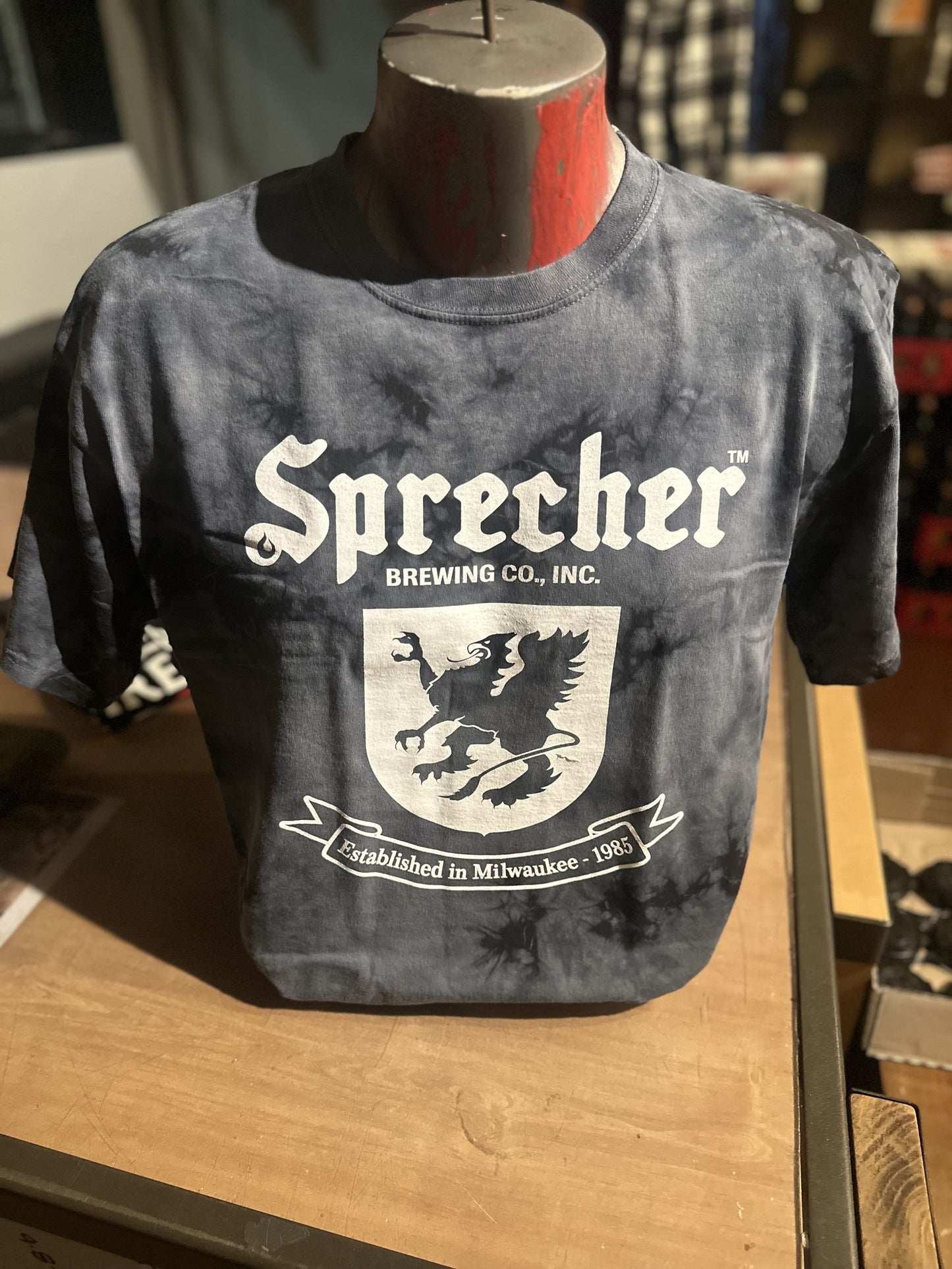 Black Tie Dye Logo T-Shirt