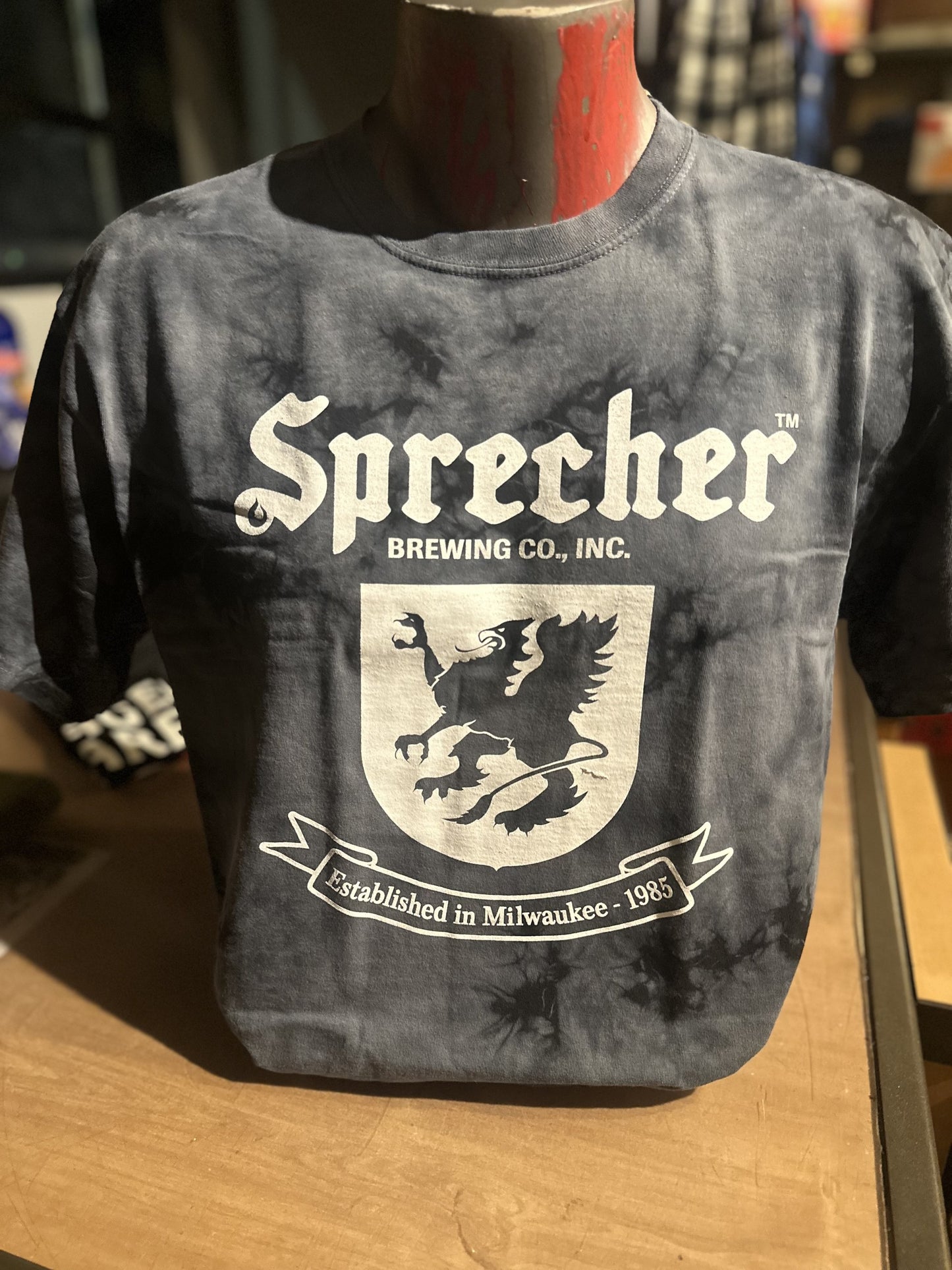 Black Tie Dye Logo T-Shirt