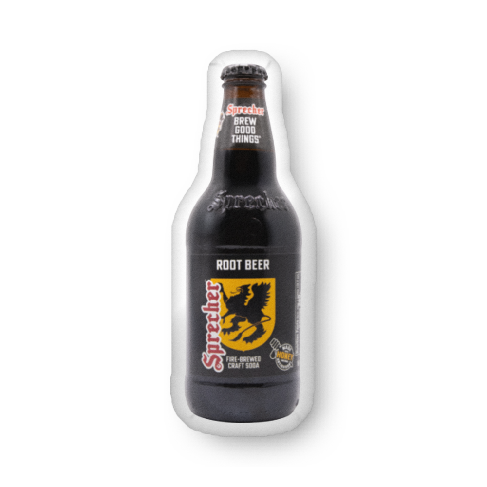 Root Beer Bottle Pillow