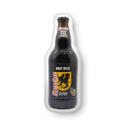 Root Beer Bottle Pillow