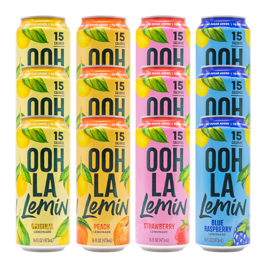 OOH LA Lemin Lemonade Variety 12 Pack