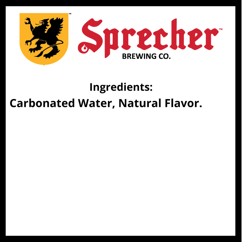 Sparkling water ingredients