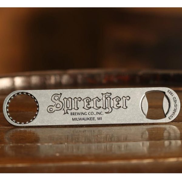 Sprecher pewter bottle opener